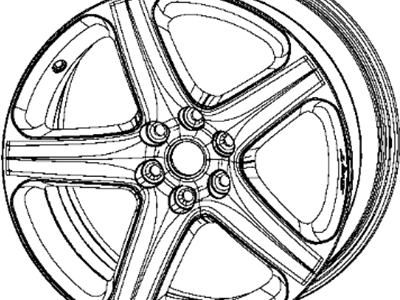 Dodge Viper Spare Wheel - 1WL85SZGAA