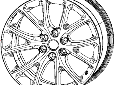 Dodge Viper Spare Wheel - 1TZ80JXYAA