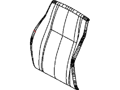Jeep 1UD86XDVAA COVER Front Seat Back
