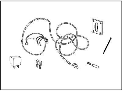 Jeep 82211149AB WIRING Trailer Tow - 4 Way