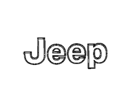 Jeep 55112722AA NAMEPLATE Hood Jeep