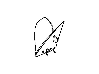 Mopar 55077624AD Mirror Outside Rearview