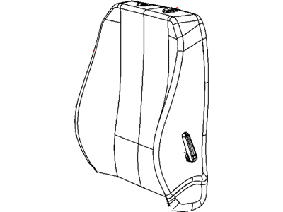 Mopar 5YC40BD1AA Cover Front Seat Back