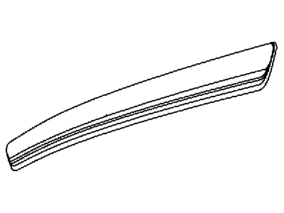 Mopar 68110825AA Applique Rear Door