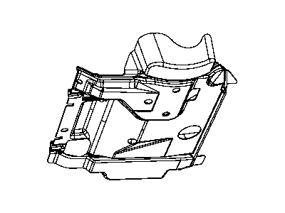 Mopar 52129093AF Skid Plate, Front