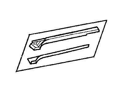 Dodge 5073016AA PANEL PACKAGE Roof Rail Sliding Door Track