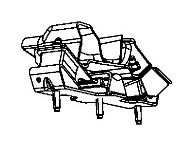 Ram Transmission Mount - 52122543AC