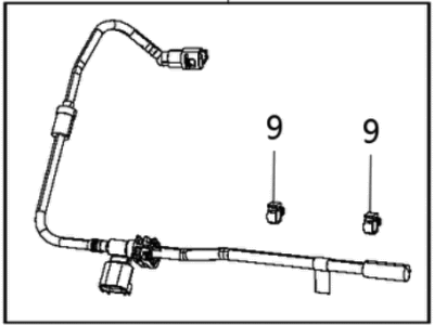 Ram 68240036AA TUBE Fuel Supply