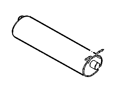 Dodge 52103540AB MUFFLER Exhaust