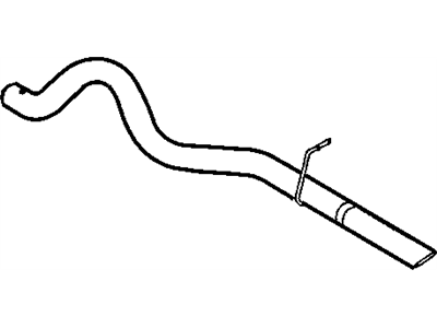 Dodge Durango Tail Pipe - 52103544AB