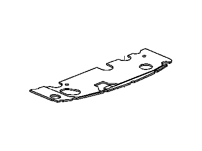 Chrysler 5028362AD SILENCER Floor Pan Rear