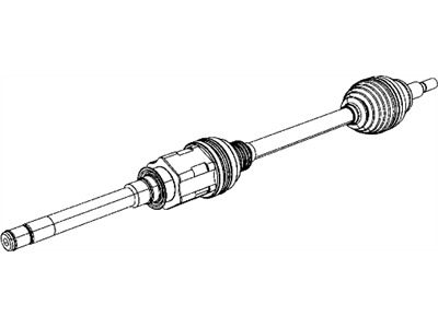 Jeep 68193658AA SHAFT Axle Half
