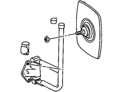 Mopar 55012571 Mirror, Passenger Side