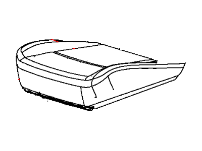 Ram 5MV75CV5AA COVER Front Seat Cushion