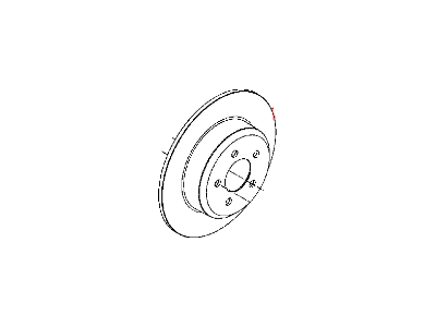 Dodge 5290538AC ROTOR Brake Rear