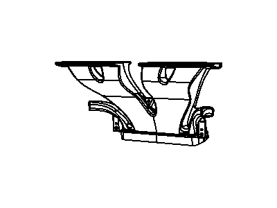 Dodge 55037825AD DUCT Defroster