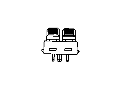 Mopar 56006897 Window Switch, Black
