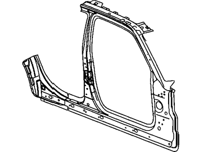 Dodge 68096294AC PANEL Body Side Aperture Inner Front