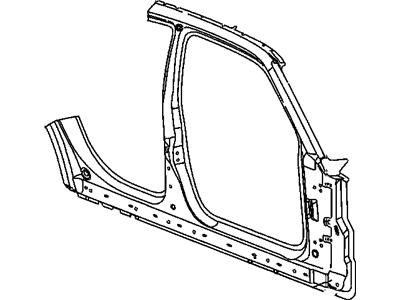 Dodge 68096290AA PANEL Body Side Aperture Outer Front