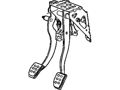 Chrysler 5273102AB BRACKET Brake Pedal