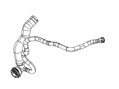 Jeep Compass Radiator Hose - 68366438AC