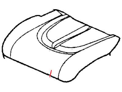Dodge WK811DVAB COVER Front Seat Cushion Driver