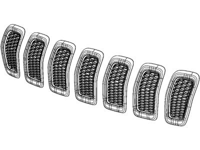 Jeep Cherokee Grille - 6CY39NTZAA