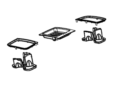 Ram C/V Center Console Base - 1EV701TUAH