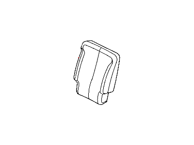 Chrysler 1MK971DAAA COVER Rear Seat Back