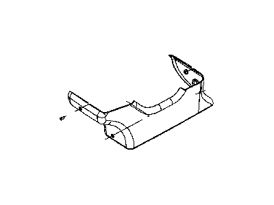 Dodge 1CF521D5AA COVER Seat Riser Two Passenger