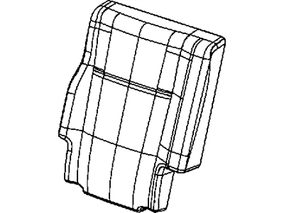 Dodge 1LH371K7AA COVER Rear Seat Back