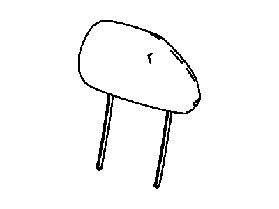 Mopar 1RX24DX9AA Headrest Front
