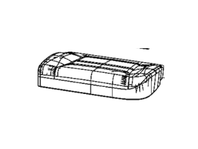 Ram 6RE75LA8AB COVER Rear Seat Cushion Left