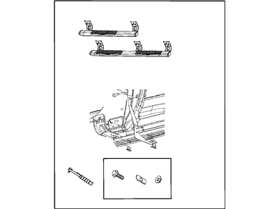 Ram 82211502AF STEP KIT Tubular Side