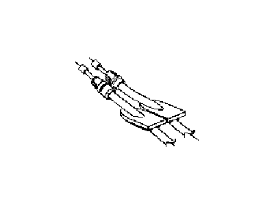 2008 Jeep Wrangler Parking Brake Cable - 52059891AF