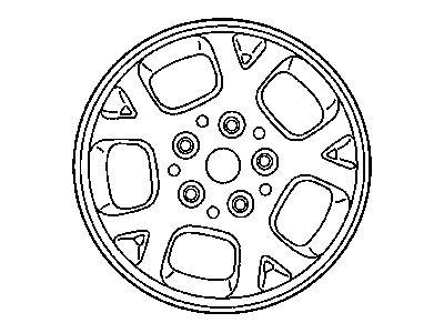 1999 Jeep Grand Cherokee Spare Wheel - 5EZ98TAEAB