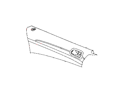 Jeep 1GG241D3AK PANEL Front Door Trim