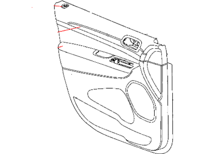 2011 Jeep Grand Cherokee Armrest - 1VU631X9AA