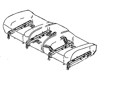 Dodge 5012485AA ADJUSTER Manual Seat 40/20/40 Seat
