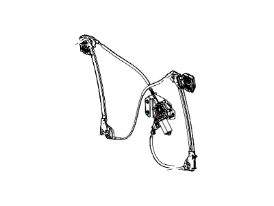 Dodge Challenger Window Regulator - 68043884AA