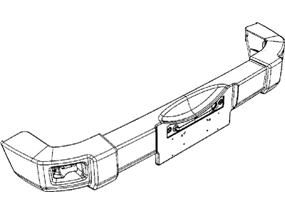 Jeep 1BD22RXFAC BUMPER Rear