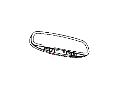 2007 Chrysler Aspen Car Mirror - 5064017AE
