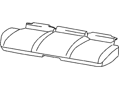 Jeep 1BF841J3AA COVER Rear Seat Cushion