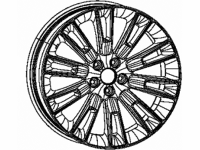 Mopar 5LD10LD2AA Wheel, Alloy
