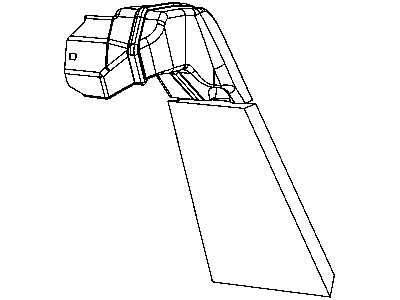 Jeep 55111060AA DUCT Floor Distribution