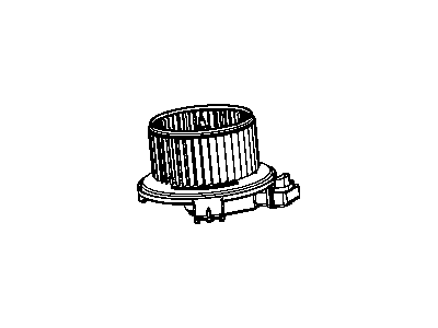 Jeep 68004212AA MOTOR Blower with Wheel