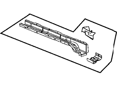 Chrysler 55362431AB CROSSMEMBER Floor Pan