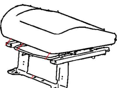 Chrysler XM281DVAA COVER Front Seat Cushion