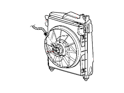 Mopar 5103465AA Motor Condenser Fan