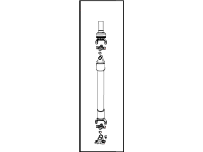 Ram 52123462AC SHAFT Drive Rear 1-Piece